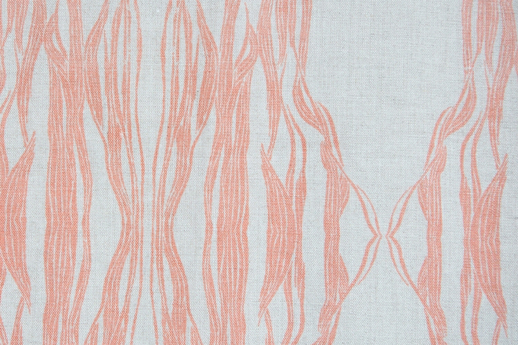 Fayce Textiles - Flow Coral Linen