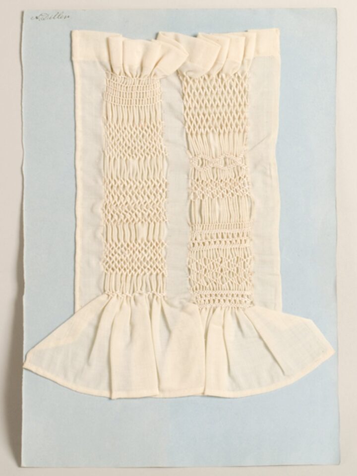 Échantillon - Plis smocking - Anneke Dillen - 1919