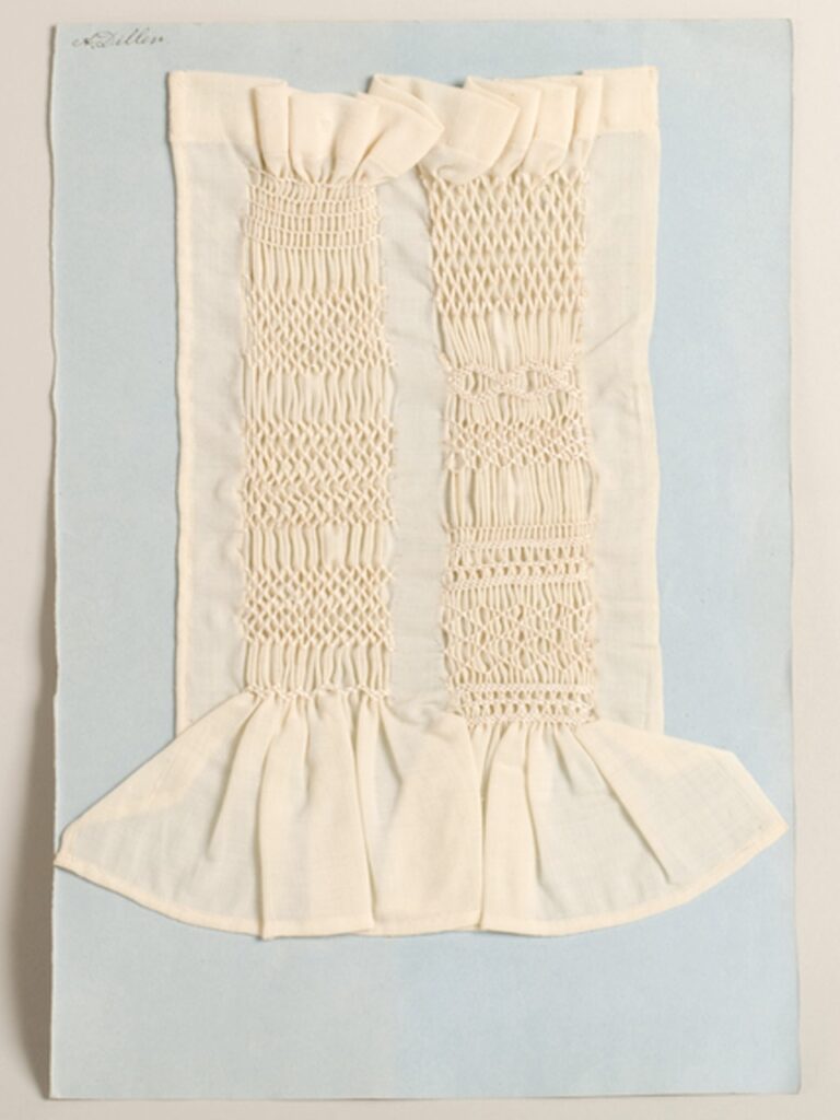 Échantillon - Plis smocks - Anneke Dillen - 1919 